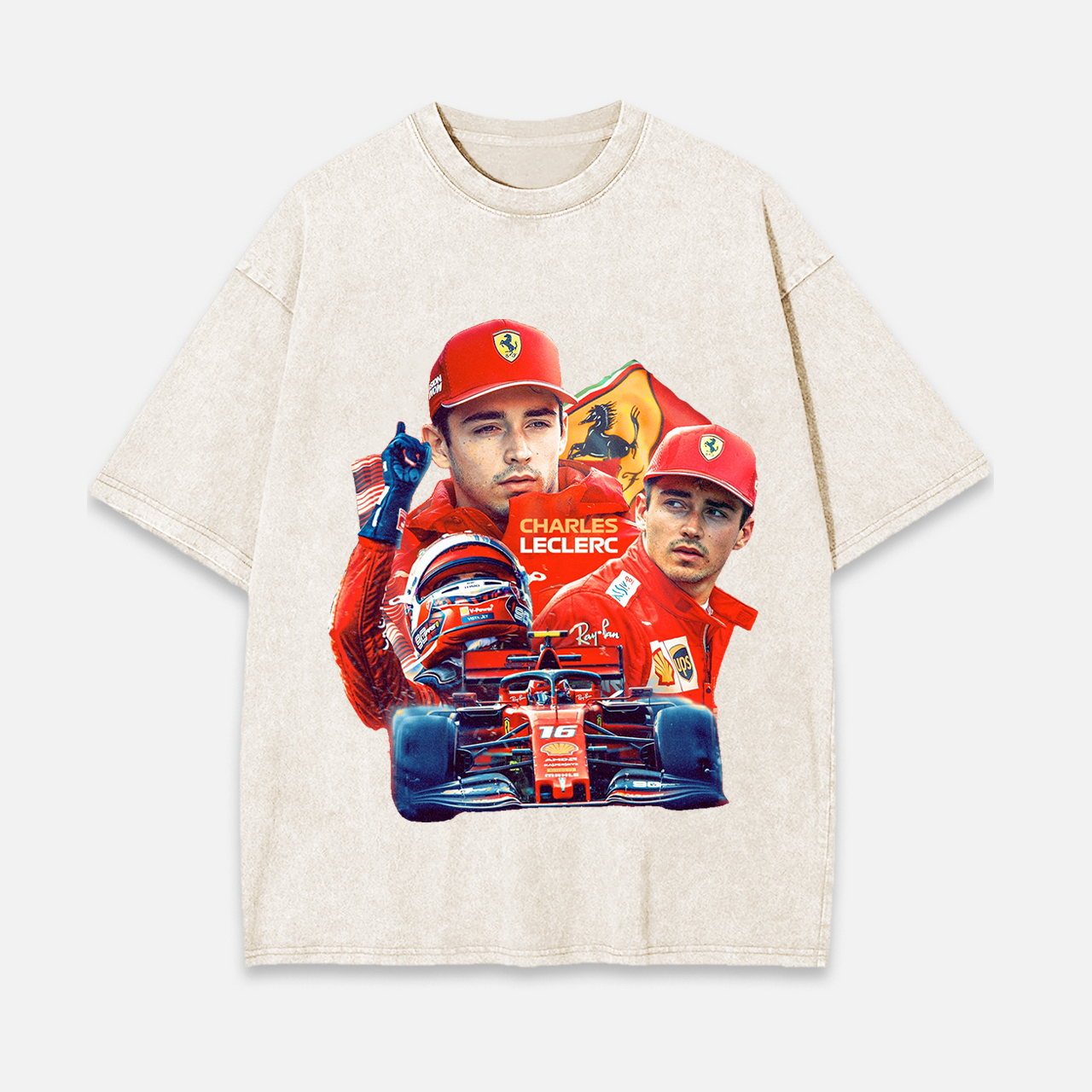 F1 CHARLES LECLERC VINTAGE TEE V4