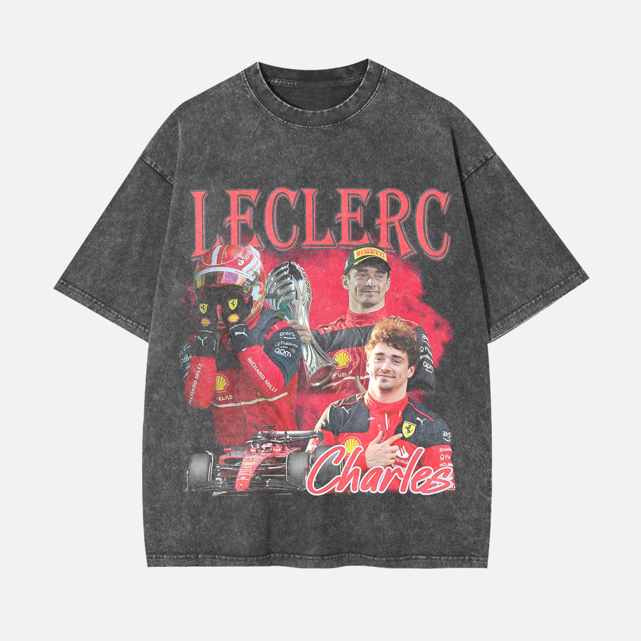 F1 CHARLES LECLERC VINTAGE TEE