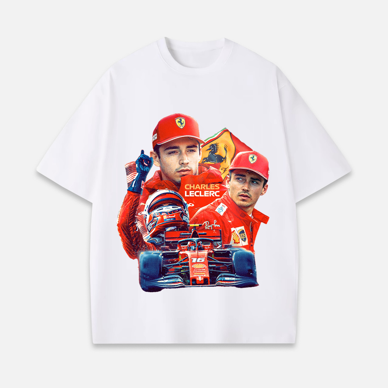 F1 CHARLES LECLERC VINTAGE TEE V4