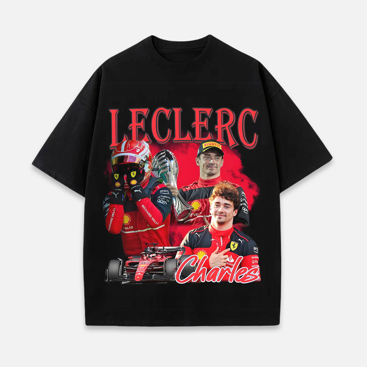 F1 CHARLES LECLERC VINTAGE TEE