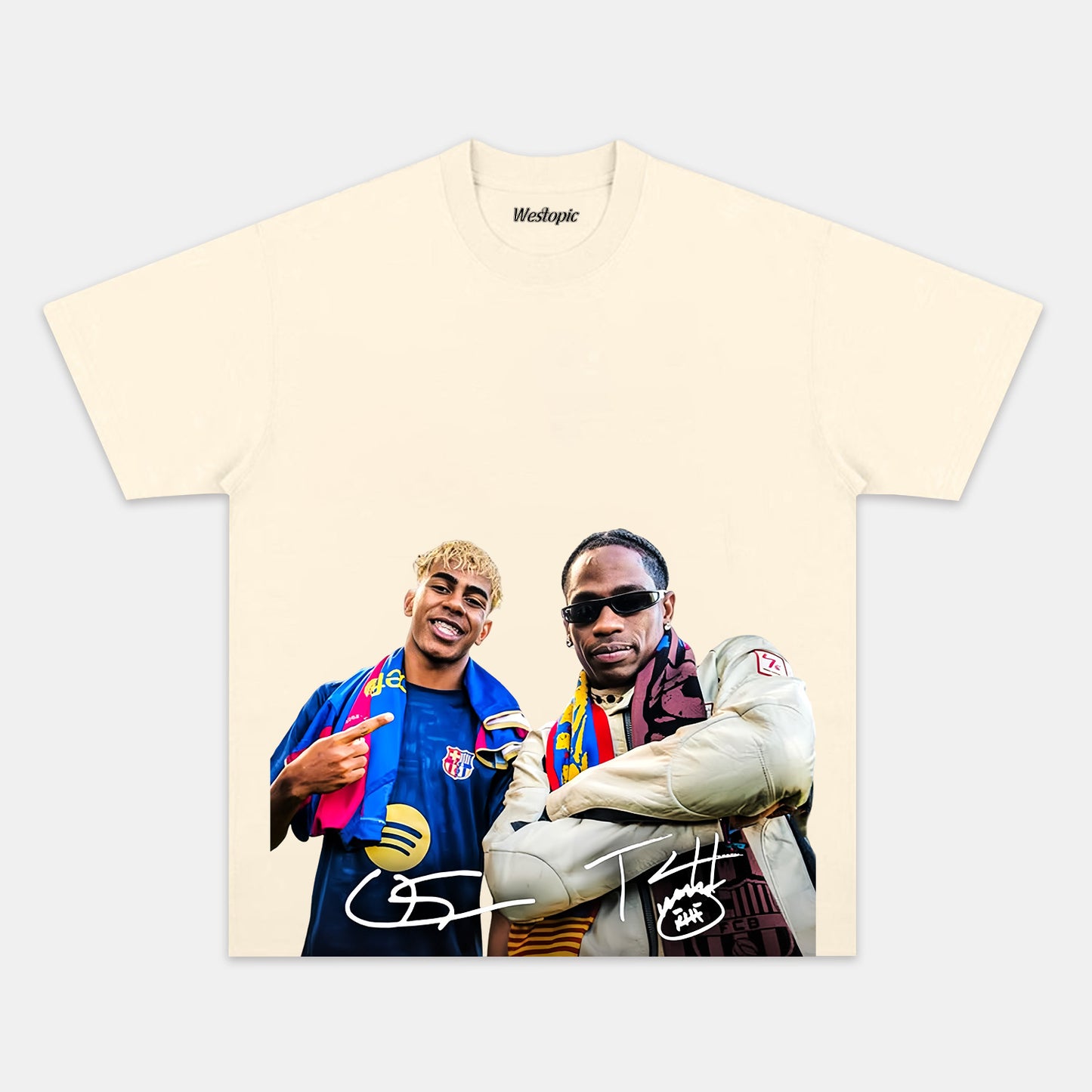 LAMINE YAMAL & TRAVIS SCOTT TEE