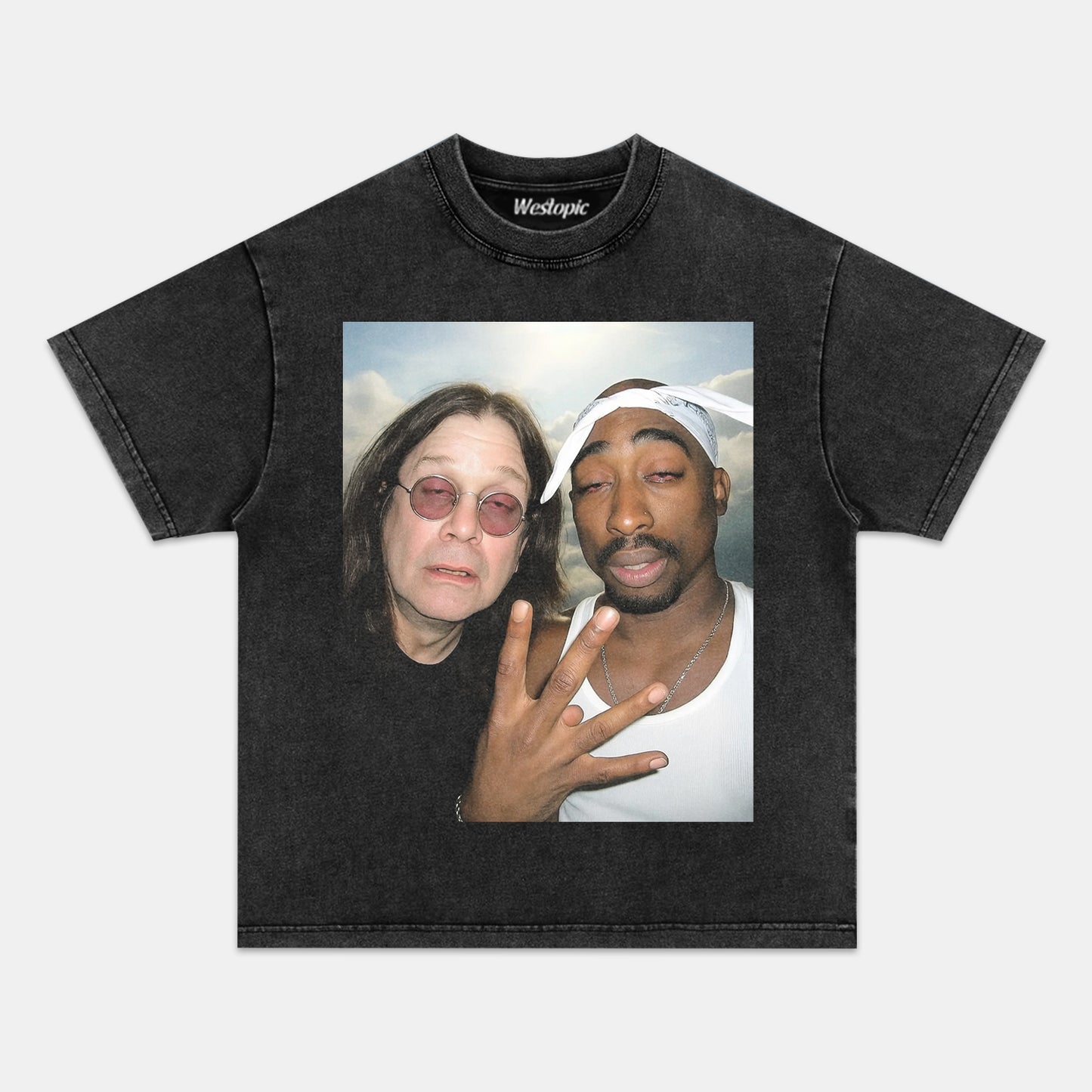Ozzy Osbourne & Tupac Shakur TEE.
