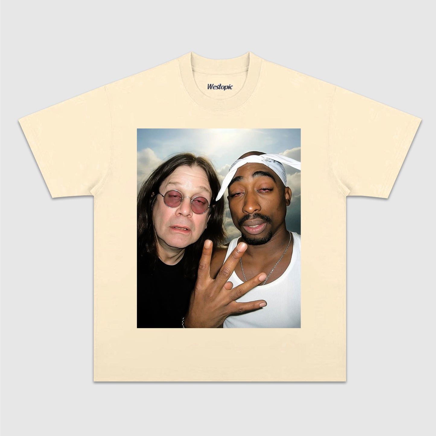 Ozzy Osbourne & Tupac Shakur TEE.