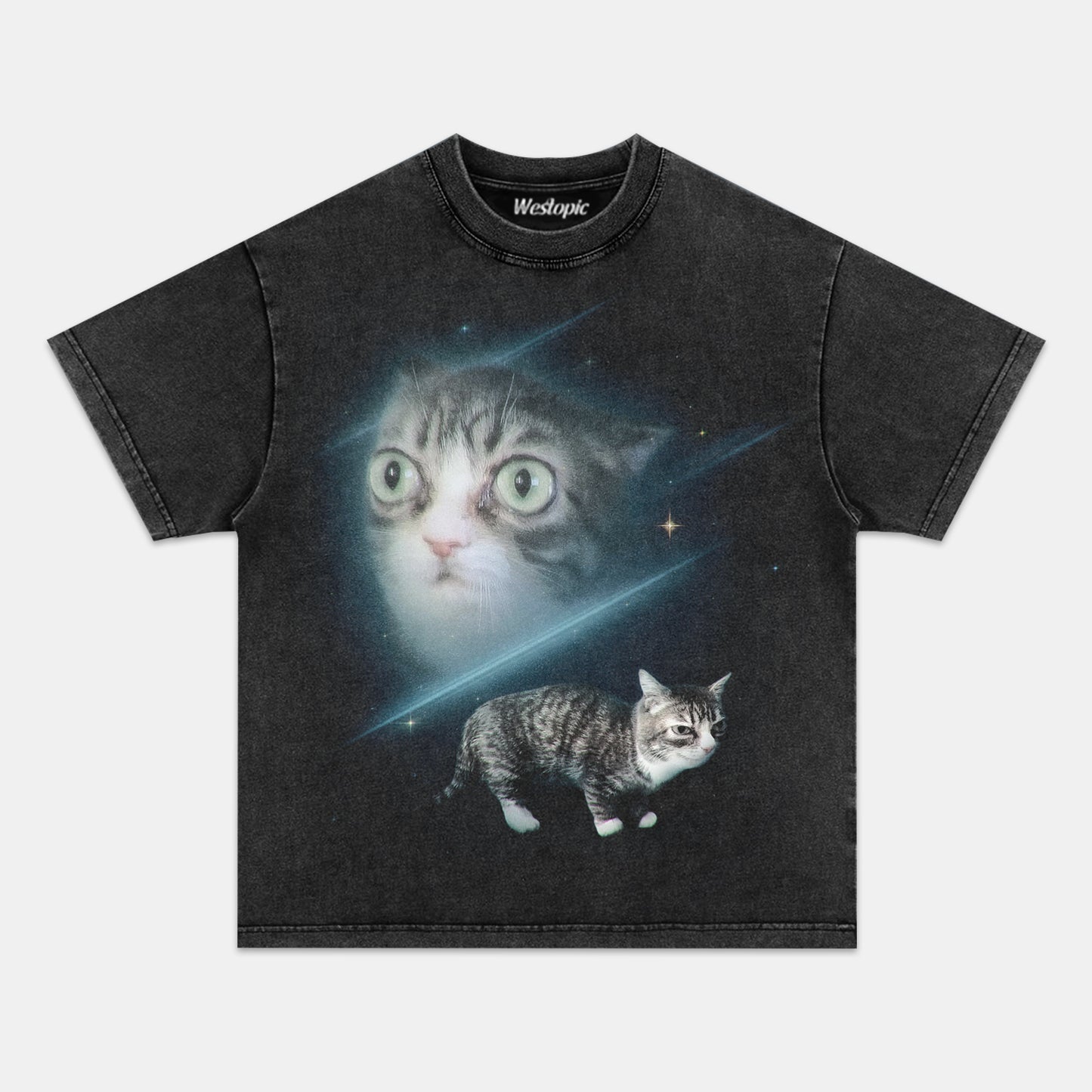 RETRO STREET STYLE & CAT TEE 2