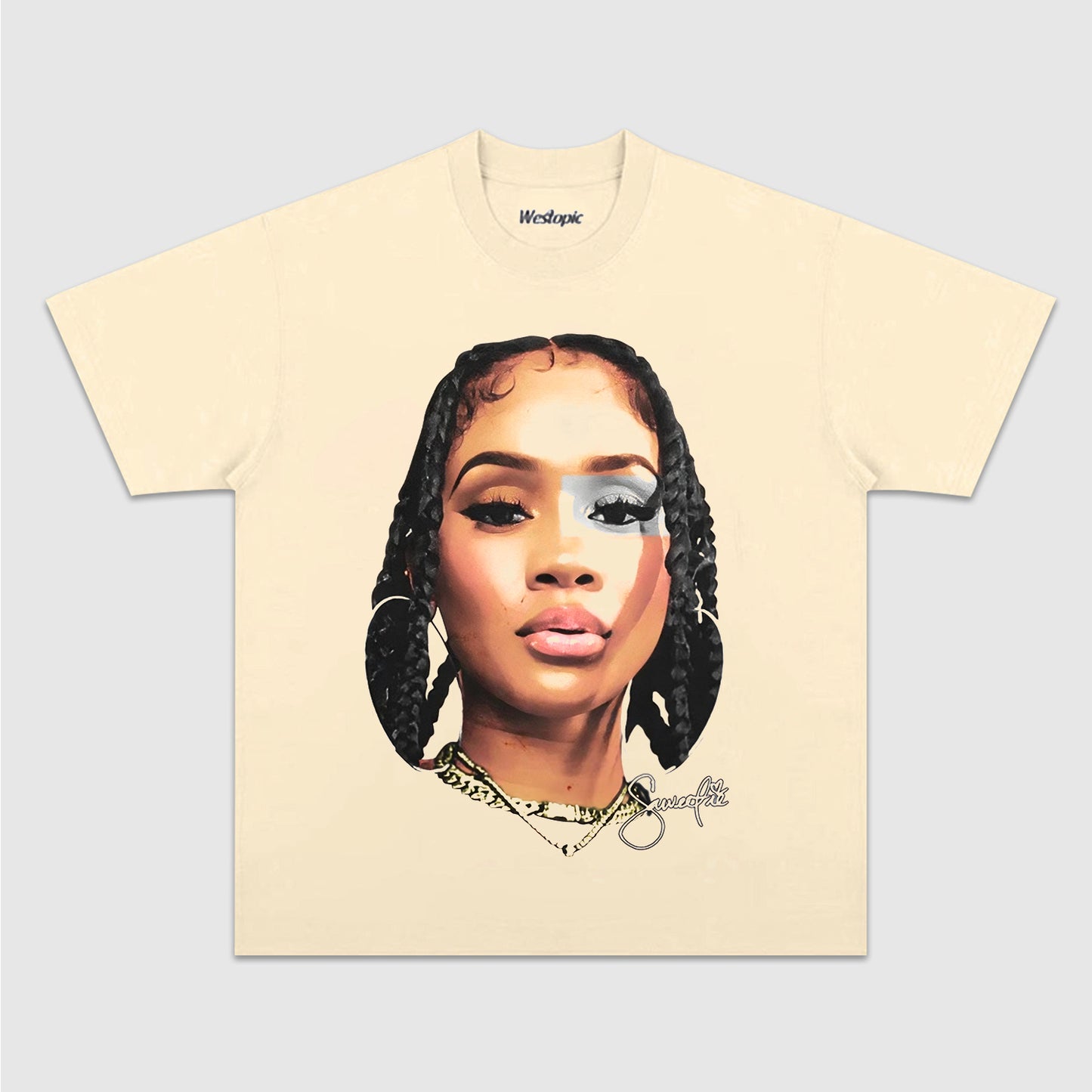 SAWEETIE BIG FACE TEE