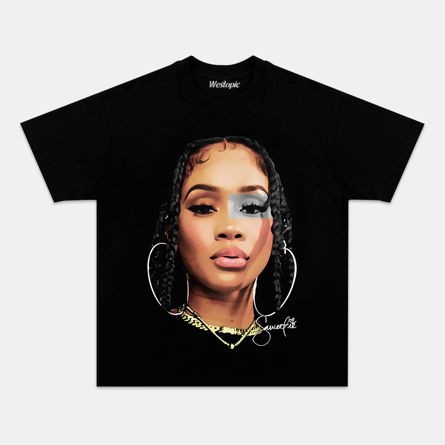 SAWEETIE BIG FACE TEE