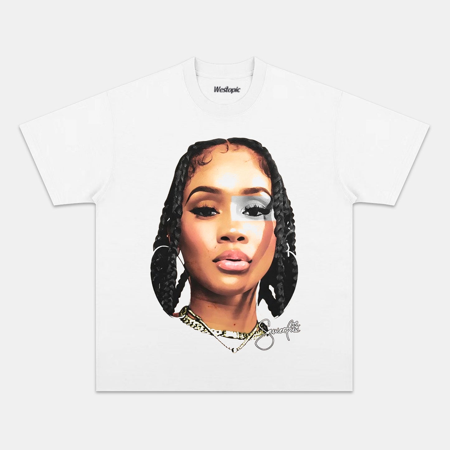 SAWEETIE BIG FACE TEE