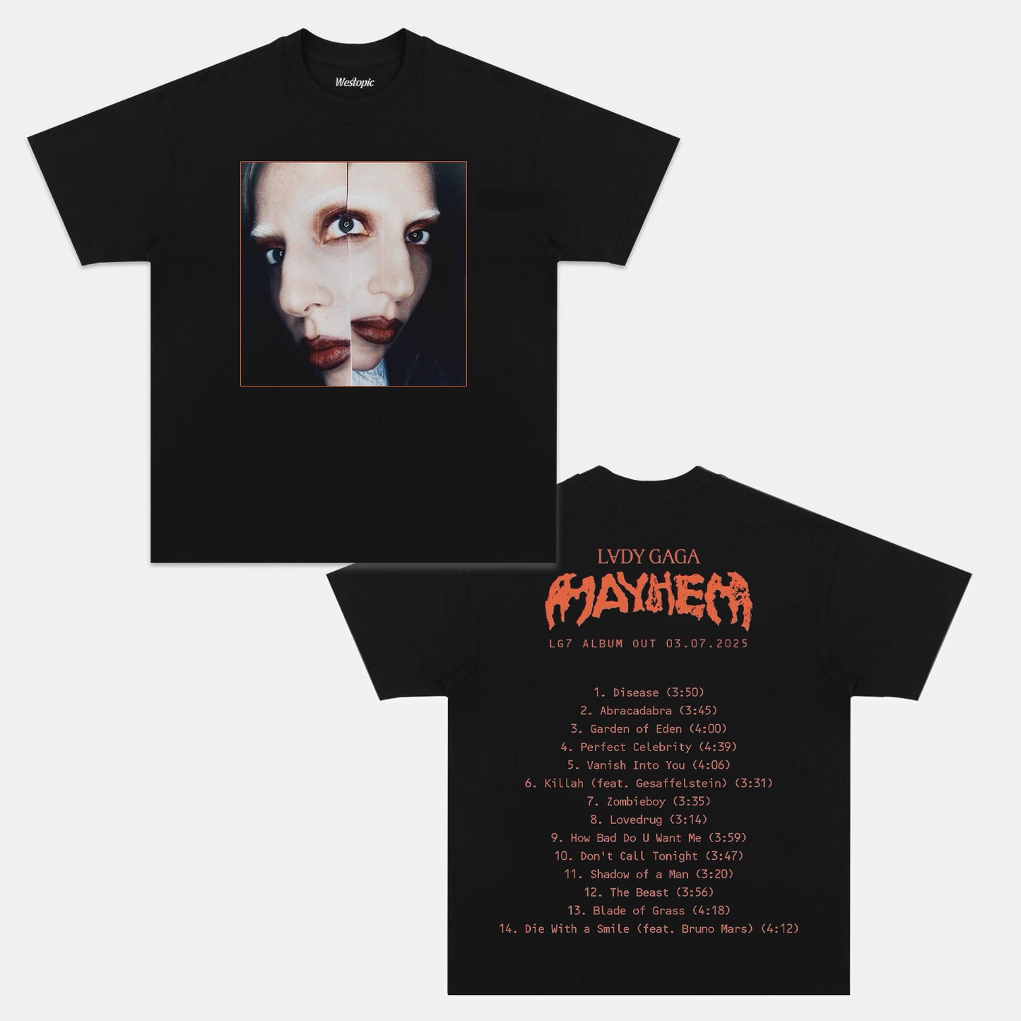 ladygaga TEE V7