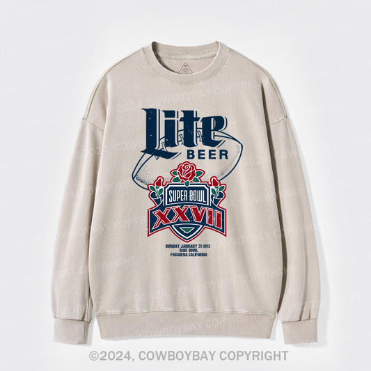 XXVII Rose Lite Beer Washed Sweatshirts