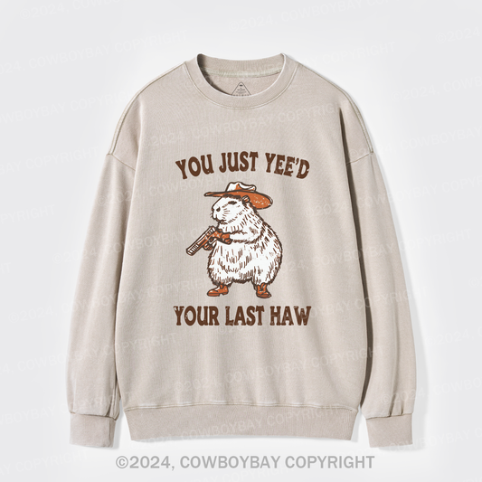 You've Lost Your Last Chance Washed Sweatshirts