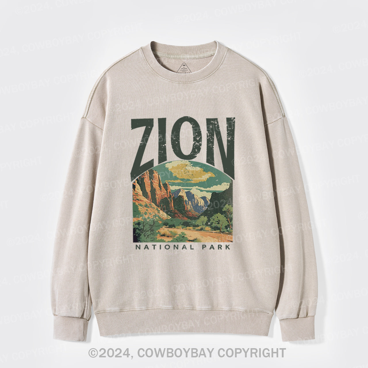 Zion National Park Washed Sweatshirts