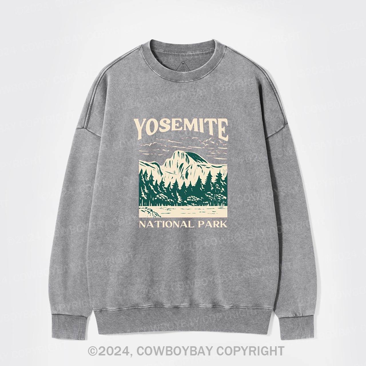 Yosemite Hiking Washed Sweatshirts