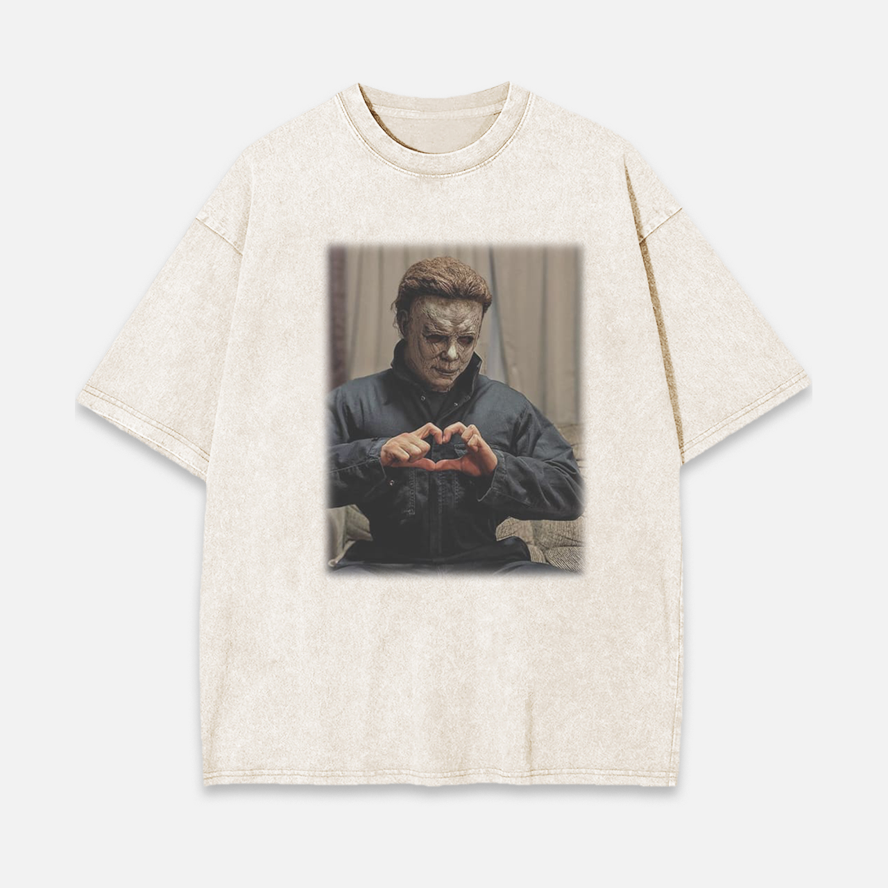 RETRO MICHAEL MYERS HEART HANDS TEE