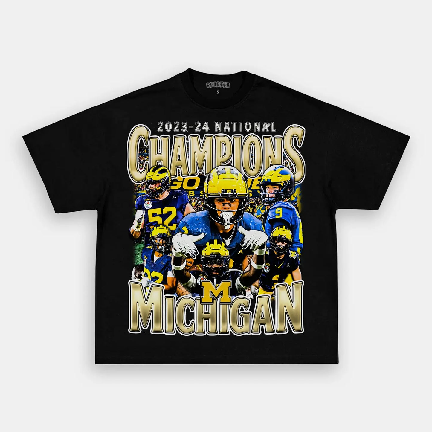 2023-24 NATIONAL CHAMPS - MICHIGAN V2 TEE