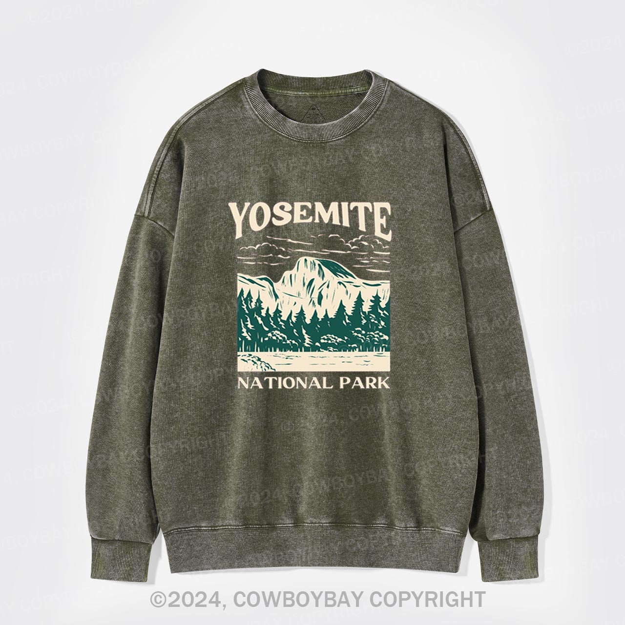 Yosemite Hiking Washed Sweatshirts