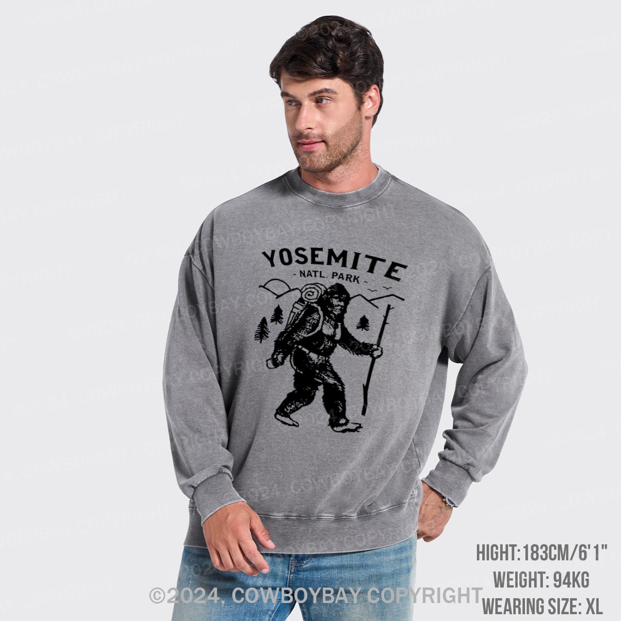 Yosemite Natl Park Washed Sweatshirts