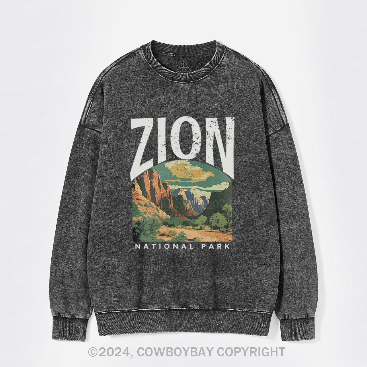 Zion National Park Washed Sweatshirts