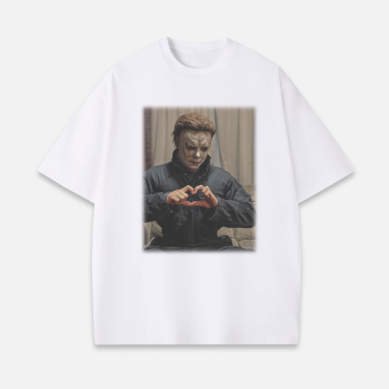 RETRO MICHAEL MYERS HEART HANDS TEE