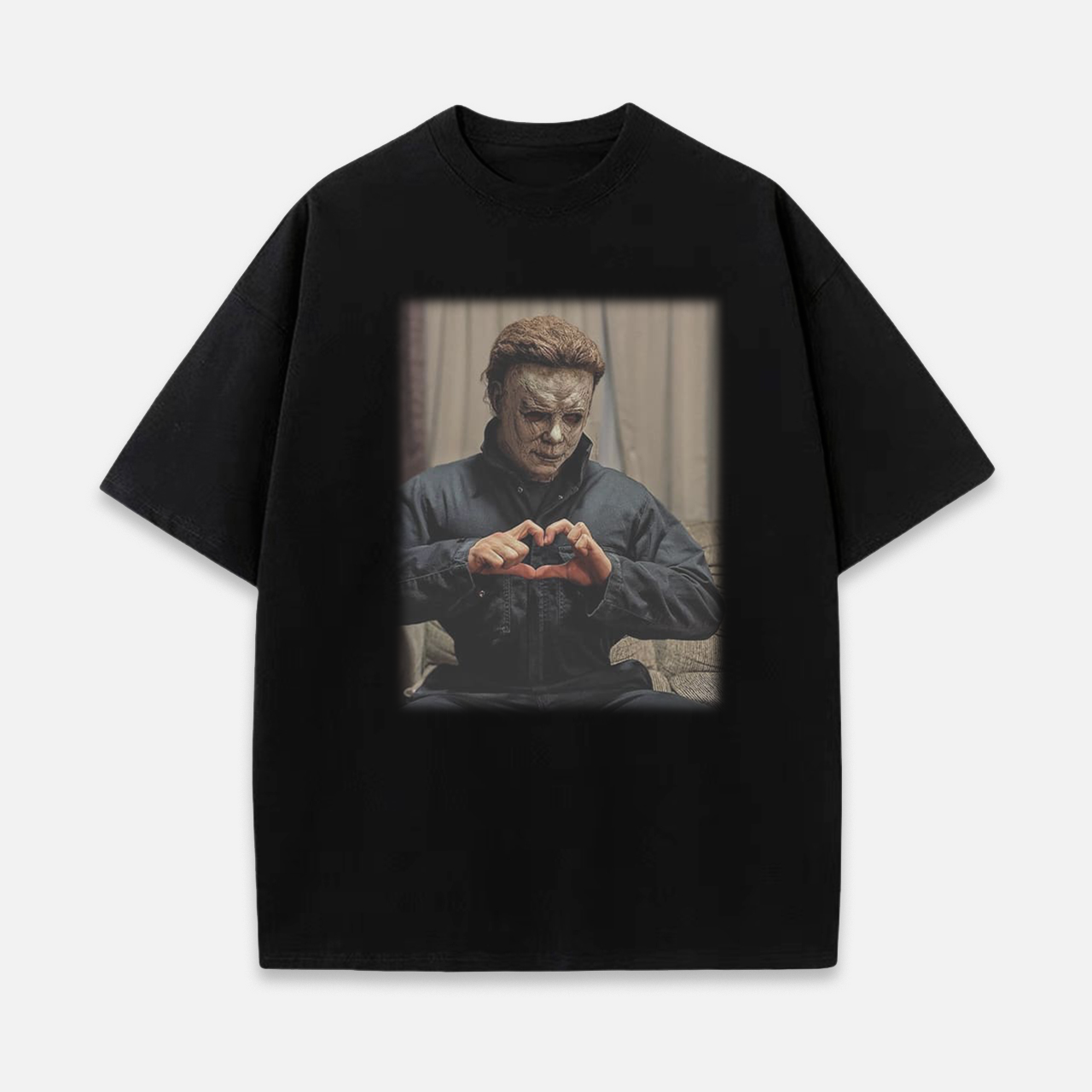 RETRO MICHAEL MYERS HEART HANDS TEE