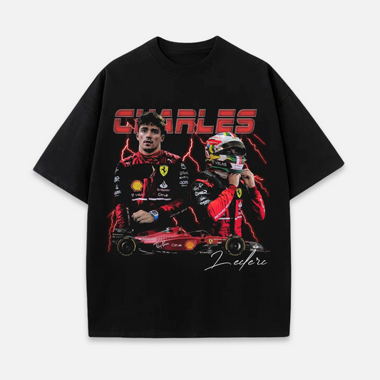 F1 CHARLES LECLERC VINTAGE TEE V2