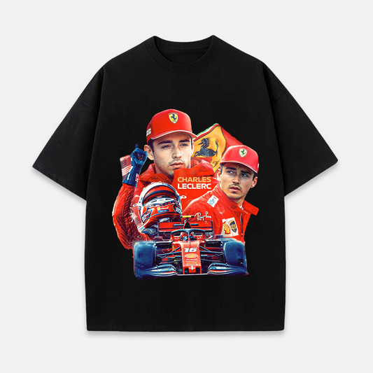 F1 CHARLES LECLERC VINTAGE TEE V4