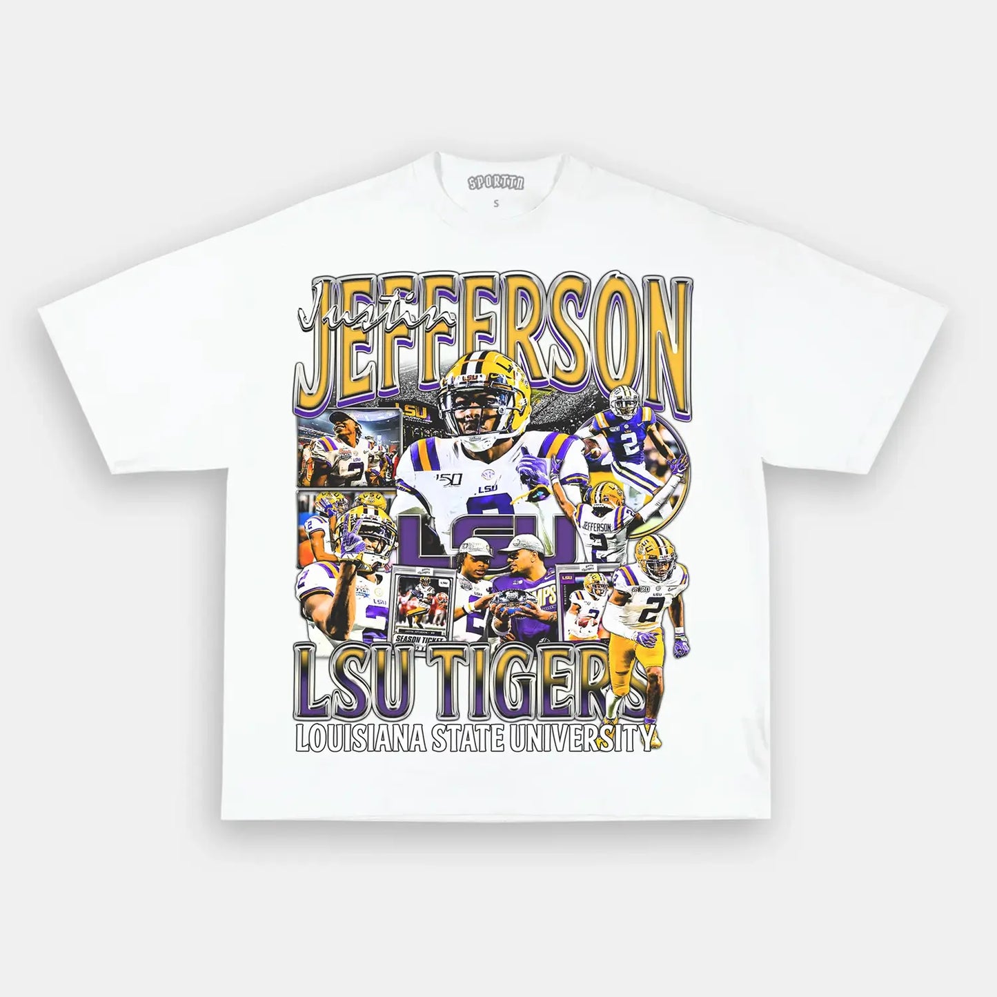 JUSTIN JEFFERSON - LSU TEE