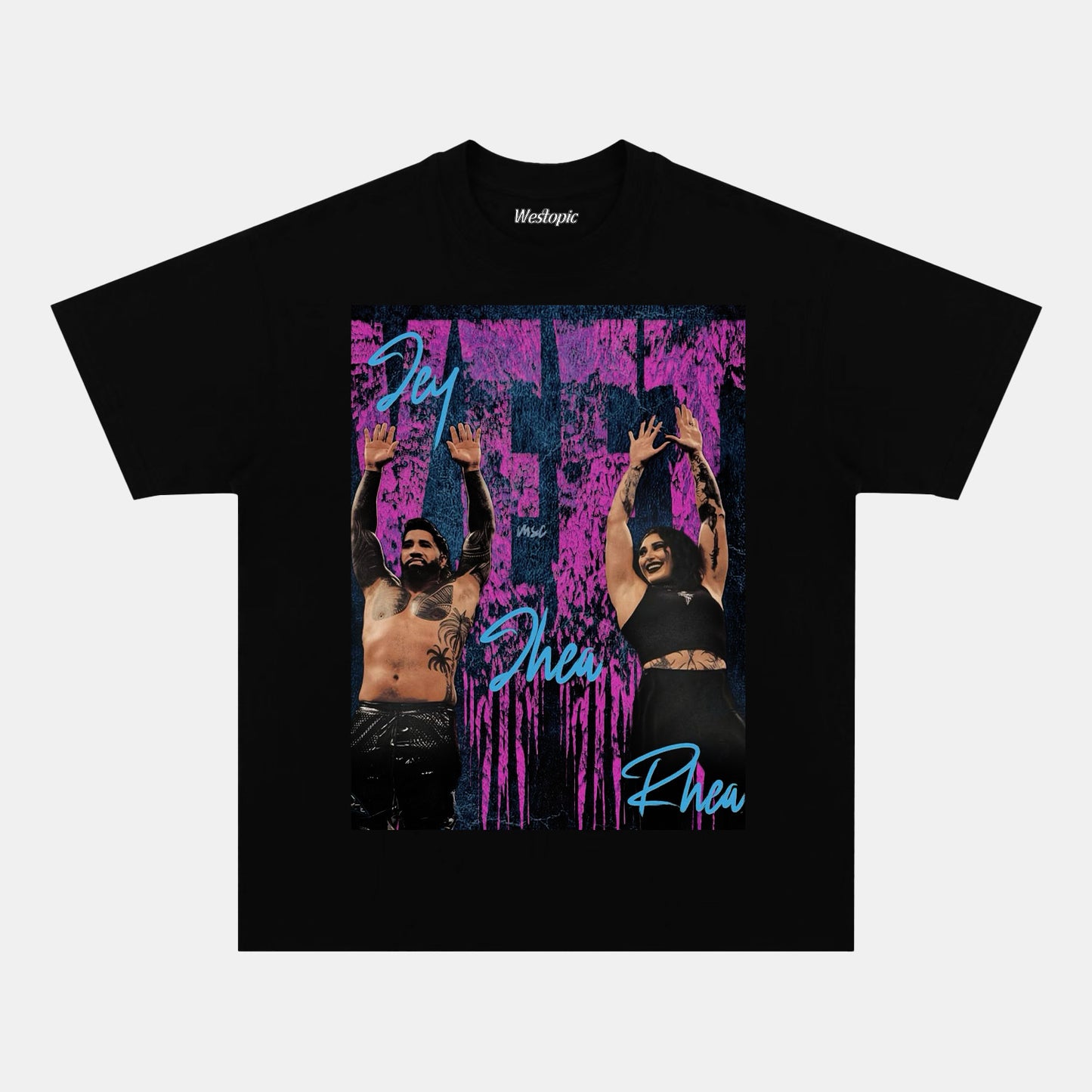 JEY USO & RHEA RIPLEY  TEE 2