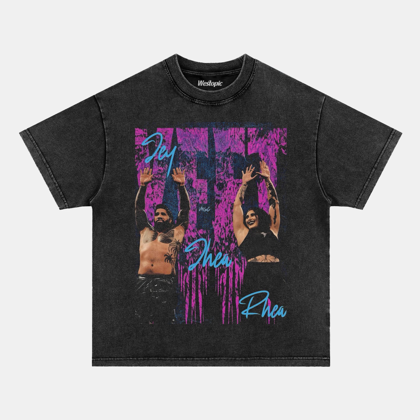 JEY USO & RHEA RIPLEY  TEE 2