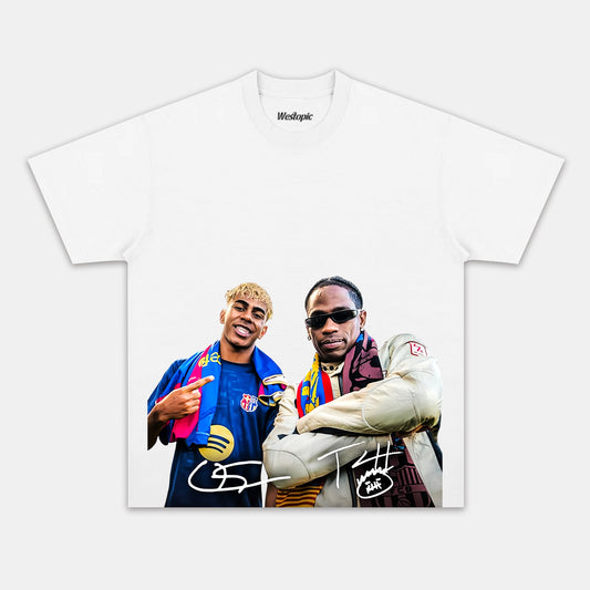 LAMINE YAMAL ＆ TRAVIS SCOTT  TEE