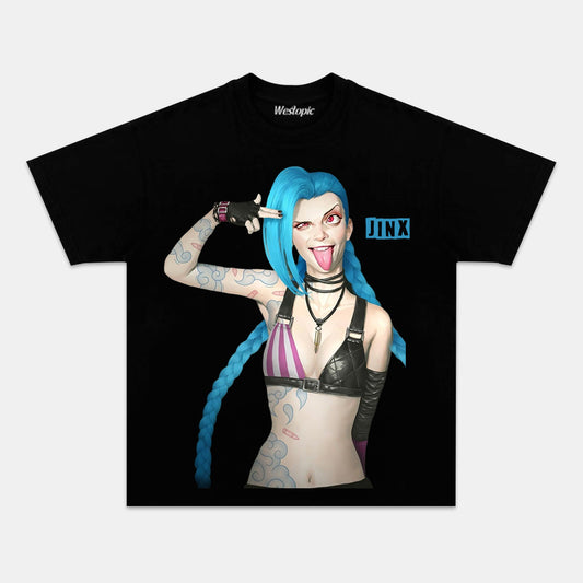 League of Legends &  Jinx TEE
