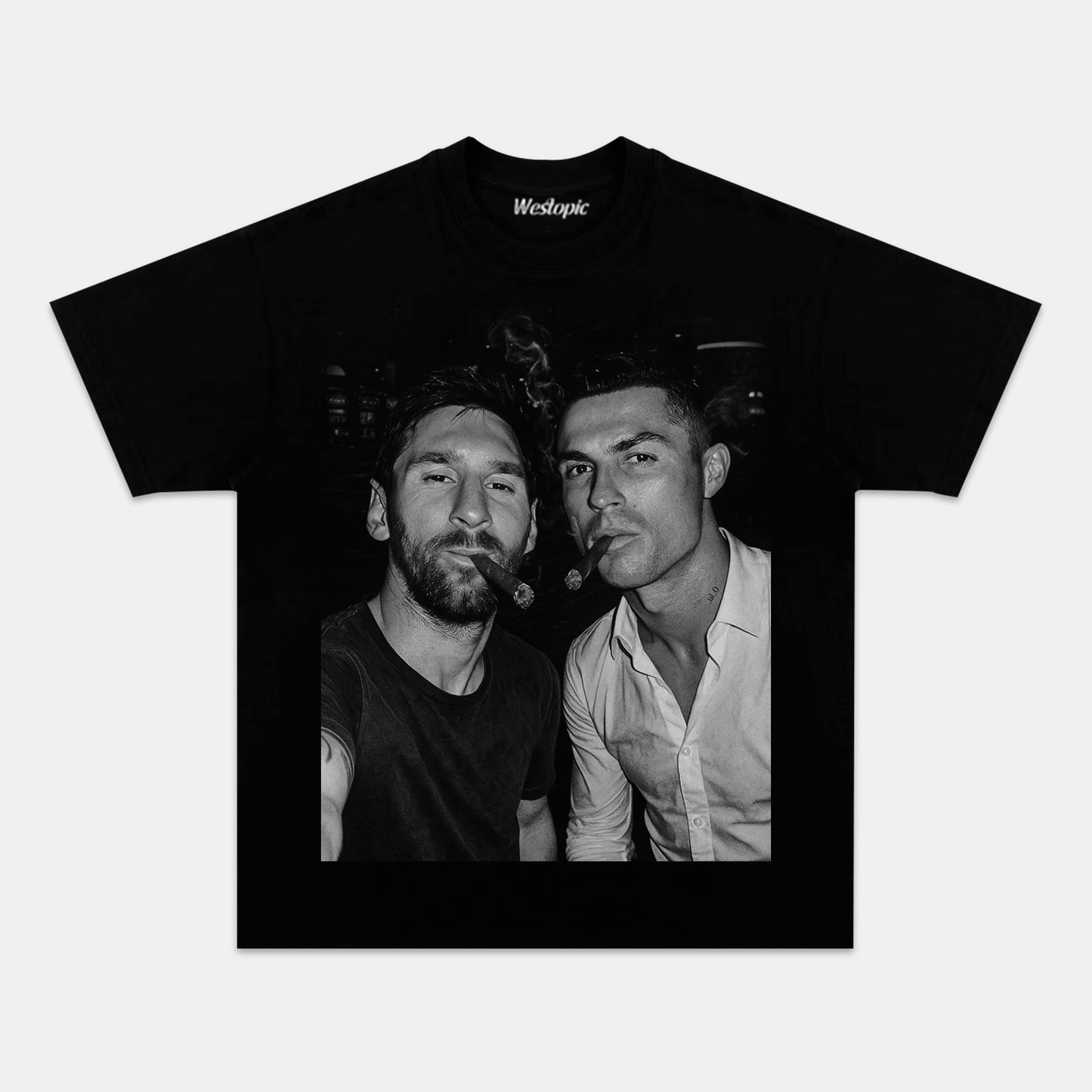 LIONEL MESSI & CRISTIANO RONALDO TEE.. 7.5 1