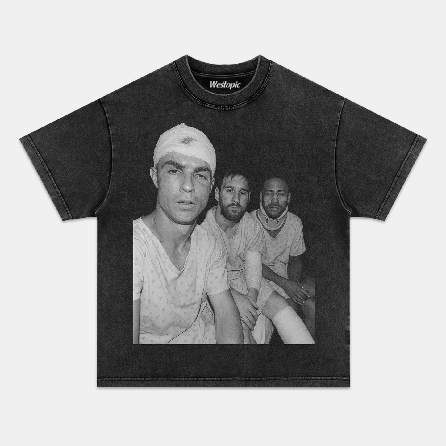 LIONEL MESSI & CRISTIANO RONALDO & NEYMAR TEE. 7.5