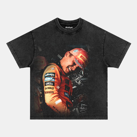 LANDO NORRIS  FOR 2025 WDC WINNER  TEE 1