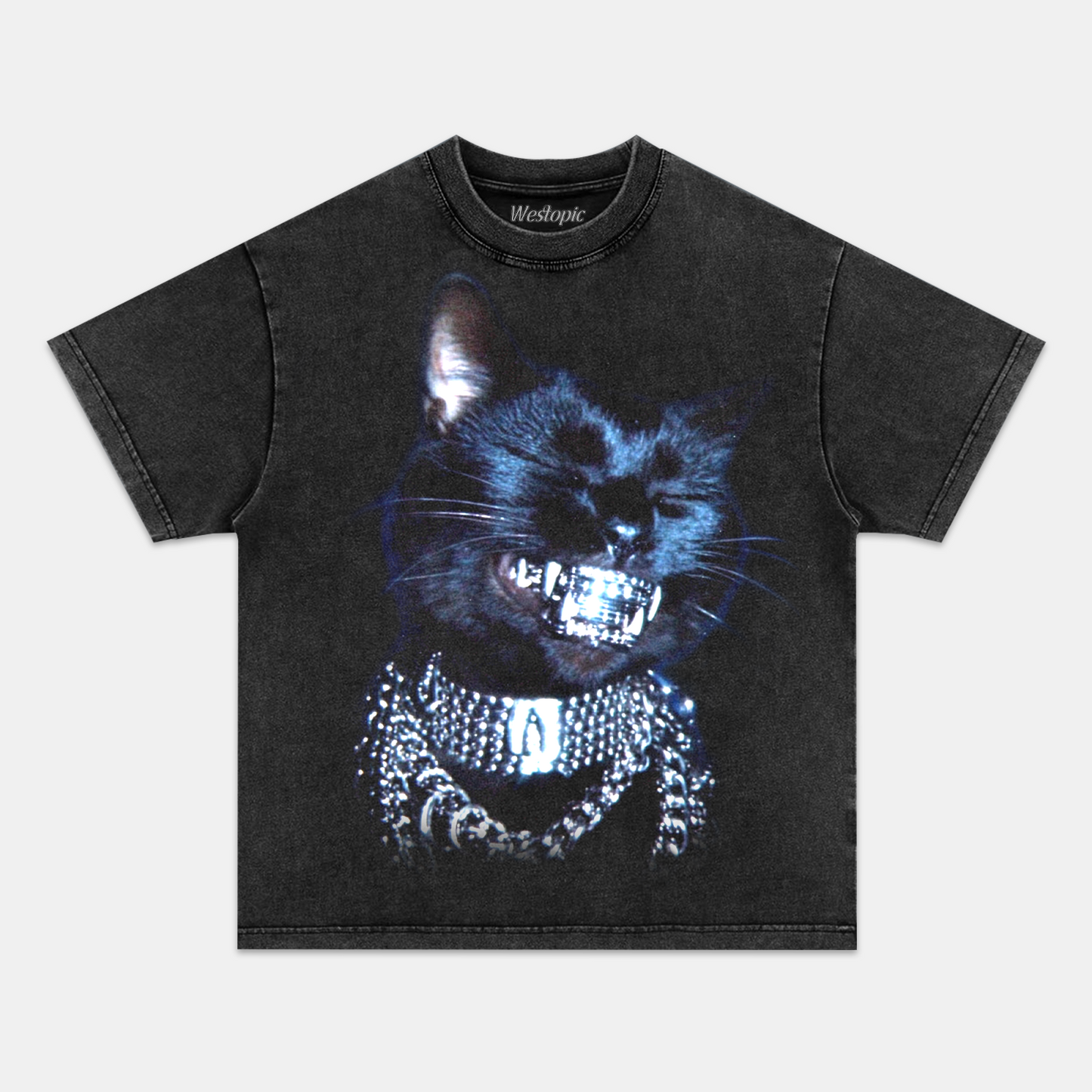 RETRO STREET STYLE & CAT TEE 1