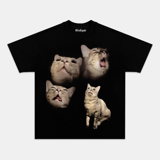 RETRO STREET STYLE & CAT V10  TEE