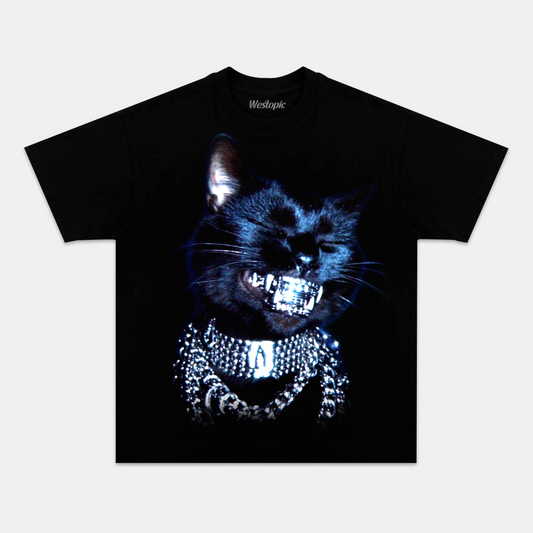 RETRO STREET STYLE & CAT TEE 1