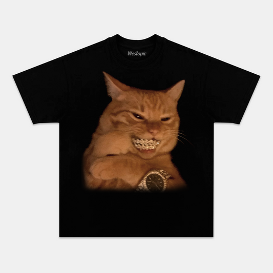 RETRO STREET STYLE & CAT V5 TEE.