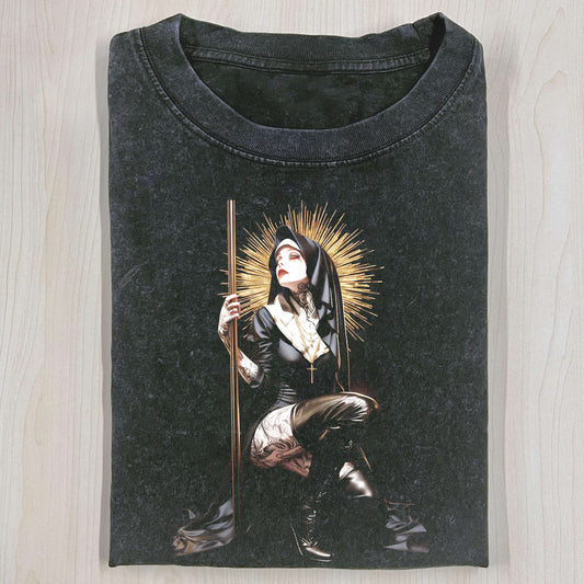 RETRO SEXY NUN T-SHIRT V1