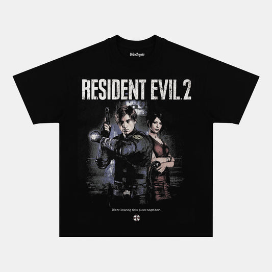 Resident Evil 2 - Leon and Ada  TEE